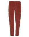 ELEVENTY ELEVENTY MAN PANTS RUST SIZE 33 COTTON, ELASTANE