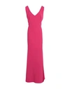 Clips Woman Maxi Dress Fuchsia Size 14 Polyester, Elastane In Pink
