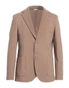 At.p.co At. P.co Man Suit Jacket Light Brown Size 42 Viscose, Polyamide, Elastane In Beige