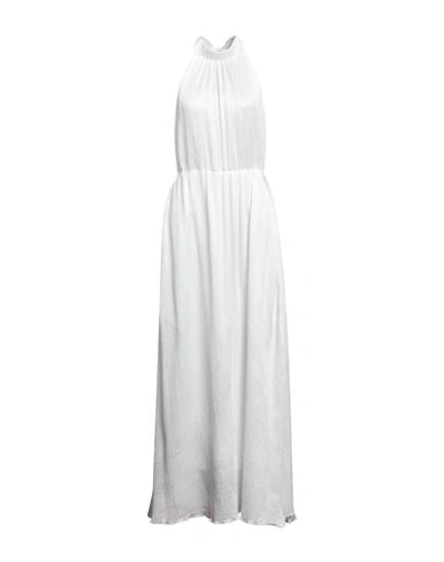 Vanessa Cocchiaro Woman Maxi Dress Off White Size 6 Acetate, Viscose