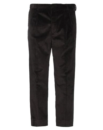 Mauro Grifoni Man Pants Dark Brown Size 34 Cotton