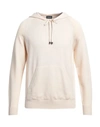 Drumohr Man Sweater Beige Size 48 Merino Wool In Beige