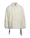 Khrisjoy Man Jacket White Size 1 Polyacrylic, Polyester, Wool
