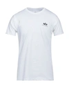 Alpha Industries Man T-shirt White Size Xxl Cotton