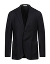 Boglioli Man Suit Jacket Midnight Blue Size 38 Virgin Wool