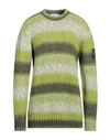 Shoe® Shoe Man Sweater Acid Green Size Xl Acrylic, Wool, Polyamide