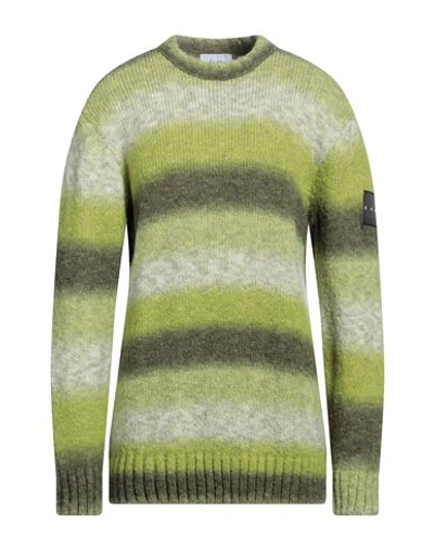 Shoe® Shoe Man Sweater Acid Green Size Xl Acrylic, Wool, Polyamide In Green