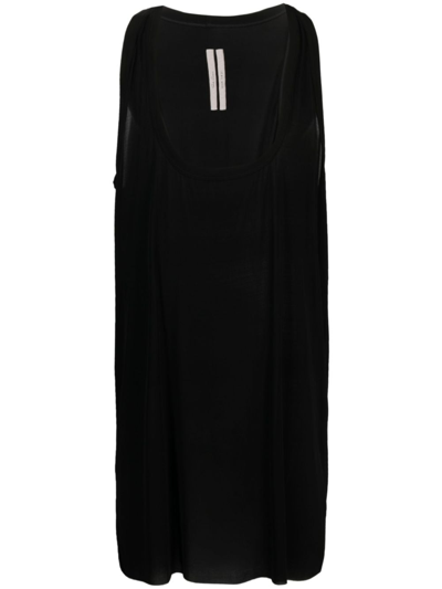 Rick Owens Black Fog Tank Top