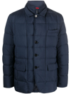 FAY QUILTED BUTTON-FASTENING JACKET