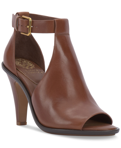 VINCE CAMUTO WOMEN'S FRASPER PEEP-TOE BUCKLED DRESS SANDALS