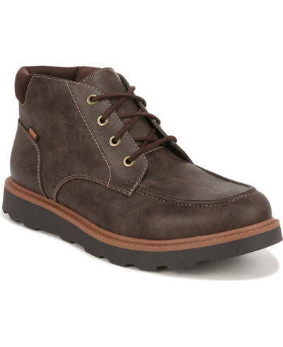 Dr. Scholl's Men's Maplewood Chukka Boots In Brown Synthetic Polyurethane