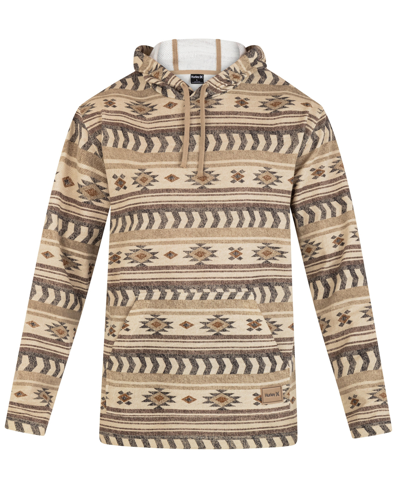 Hurley Men's Og Hooded Poncho Sweatshirt In Brown