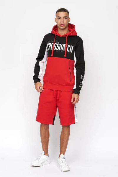 Crosshatch Mens Compounds Hoodie In Black