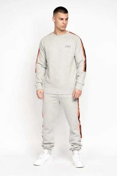 Crosshatch Mens Grassmeere Sweatshirt In Grey