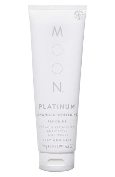 Moon Platinum Advanced Whitening Fluoride Toothpaste, 4.2 oz In Ivory