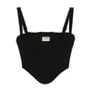 Dolce & Gabbana Square Collar Logo Sling In Black