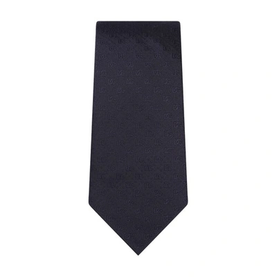 Dolce & Gabbana 8-cm Silk Jacquard Blade Tie In Navy_blue