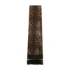 Dolce & Gabbana Fringed Leopard-print Silk Scarf In Leo