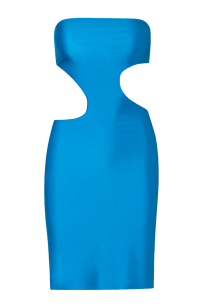 Baobab Mambo Asymmetric Dress Azulado