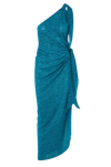 Baobab Marea Glossy Dress Amaro In Blue