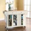 CROSLEY Crosley Furniture Full Size Kitchen Cart With Natural Wood Top
