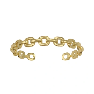 Adornia Chain Link Bracelet Gold