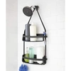 Umbra Flex Shower Storage Accessories With Patented Gel-lock Technology Suction Cup, Caddy In Black