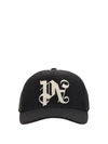 Palm Angels Baseball Cap In Cotton Gabardine