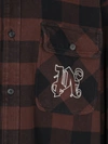 Palm Angels Monogram-print Checked Shirt