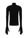 Balenciaga Modal-blend Turtleneck Sweater