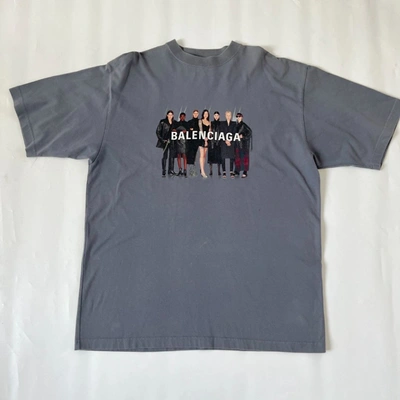 Pre-owned Balenciaga Real  Family Photo T Shirt