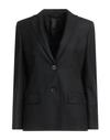 Agnona Woman Blazer Black Size 4 Polyamide, Wool