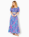 Lilly Pulitzer Aston Maxi Set In Cumulus Blue Orchid Oasis