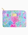 Lilly Pulitzer Tech Pouch Set In Celestial Blue Cay To My Heart