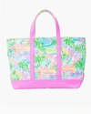 Lilly Pulitzer Mercato Tote In Multi Lilly Loves California Reduced