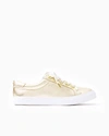 Lilly Pulitzer Lux Hallie Sneaker In Gold Metallic