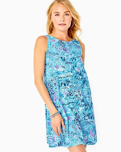 Lilly Pulitzer Kristen Swing Dress In Blue Peri Lilly Loves North Carolina