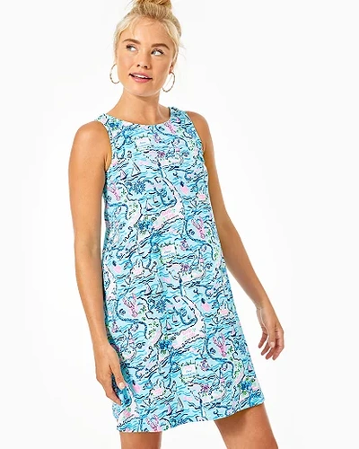 Lilly Pulitzer Kristen Swing Dress In Bali Blue Lilly Loves Cape Cod