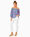 Lilly Pulitzer South Ocean High-rise Stretch Silm-fit Jeans In Resort White