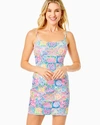 Lilly Pulitzer Shelli Stretch Dress In Multi Patch My Drift