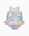 Lilly Pulitzer Baby Lilly Knit Shift Dress In Multi Patch My Drift