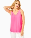 Lilly Pulitzer Florin Reversible Top In Aura Pink