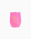 LILLY PULITZER STAINLESS STEEL STEMLESS WINE TUMBLER