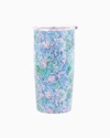 Lilly Pulitzer Stainless Steel Insulated Tumbler In Surf Blue Soleil It On Me