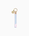 Lilly Pulitzer Strap Keychain In Resort White Caning