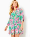 Lilly Pulitzer Natalie Shirtdress Cover-up In Multi Journey To The Jungle