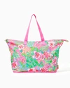 Lilly Pulitzer Getaway Packable Tote In Multi Journey To The Jungle