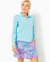 Lilly Pulitzer Upf 50+ Luxletic Monica Skort In Celestial Blue Seek And Sea Golf