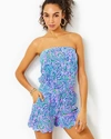 Lilly Pulitzer Jace Strapless Romper In Lilac Rose We Mermaid It