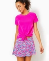 Lilly Pulitzer Upf 50+ Luxletic Corrine Skort In Aura Pink Baby Bloomer